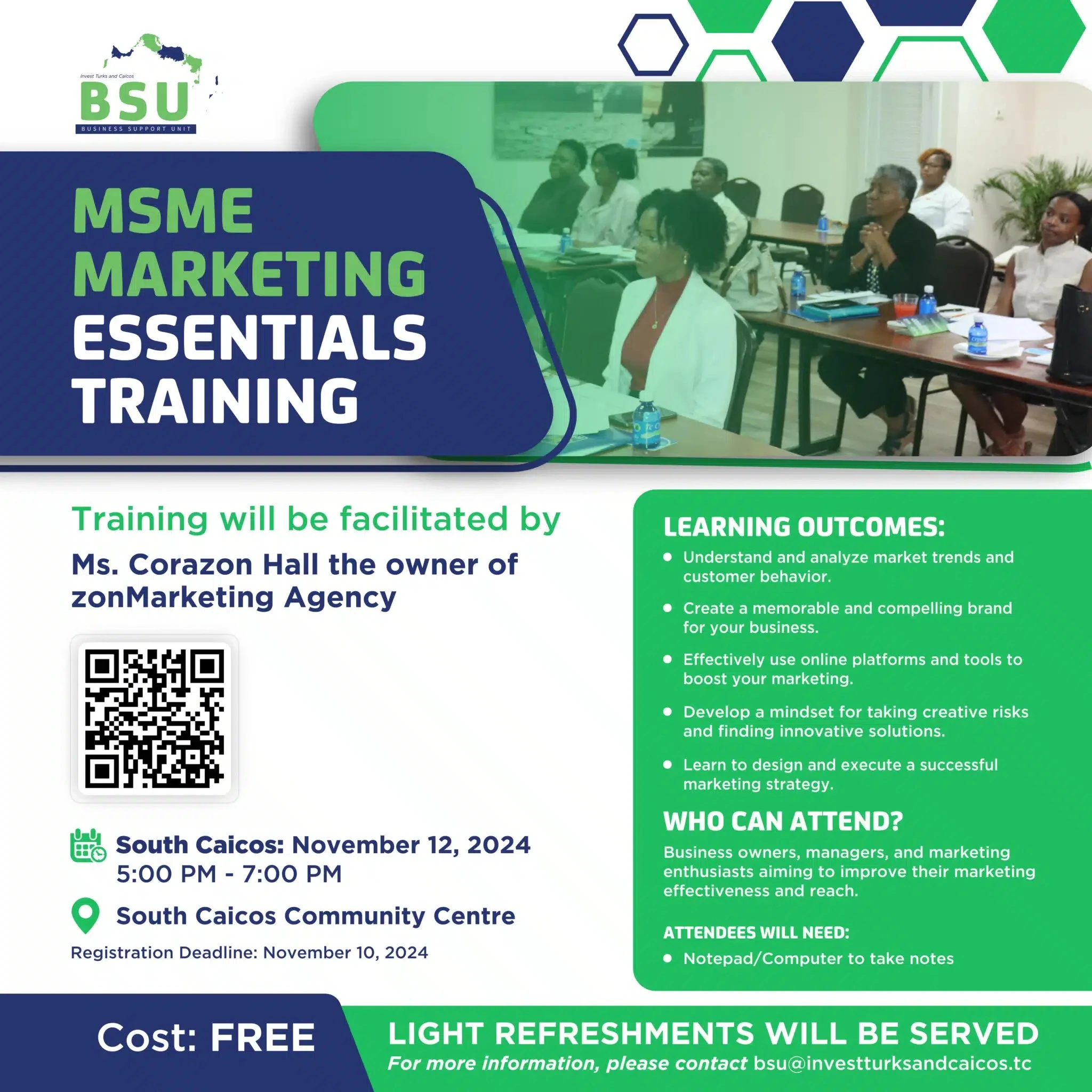 MSME Marketing Essentials Training (South Caicos)