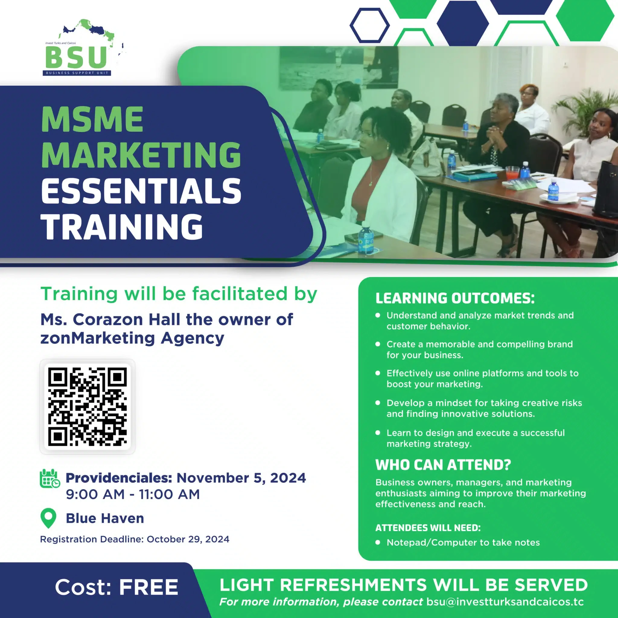MSME Marketing Essentials Training (Providenciales)